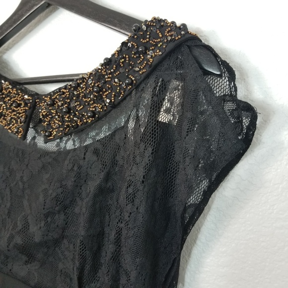 Pins and Needles Midi Dress Embellished Collar - Picture 4 of 8